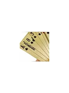 24K gold plated poker card deck in a gift box