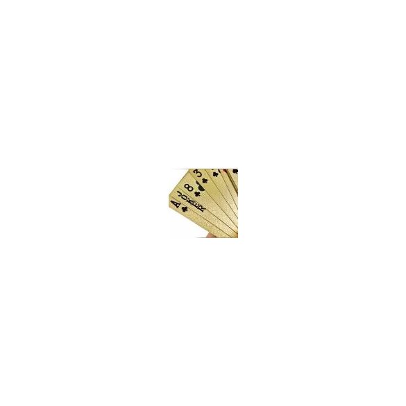 24K gold plated poker card deck in a gift box