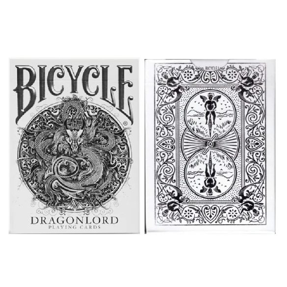 Poker Card Bicycle Dragonlord White Edition , 1 pack