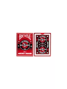 Bicycle Mickey Mouse kártya, 1 csomag piros