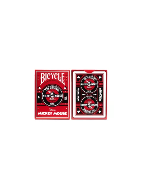 Bicycle Mickey Mouse kártya, 1 csomag piros