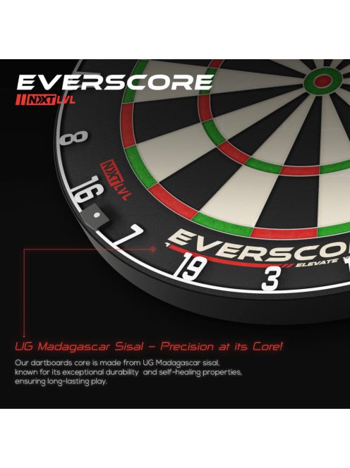 GOAT  Everscore NXT LVL darts tábla, sisal 