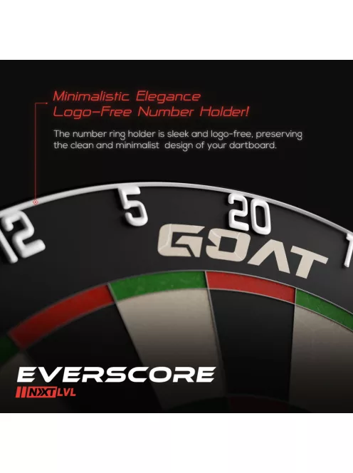 GOAT  Everscore NXT LVL darts tábla, sisal 
