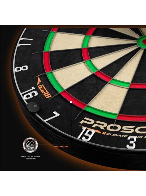 Darts tábla GOAT Proscore PWR  sisal-MÁJUSI ÉRKEZÉS!!