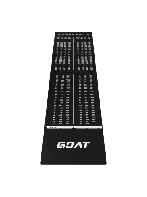 darts szőnyeg GOAT Checkout Small kiszállós ver. 2  (60 * 241cm)