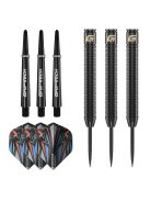 Darts szett GOAT Athlete Black steel, réz, 13g