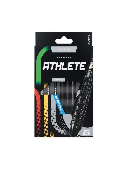 Darts szett GOAT Athlete Black steel, réz, 13g