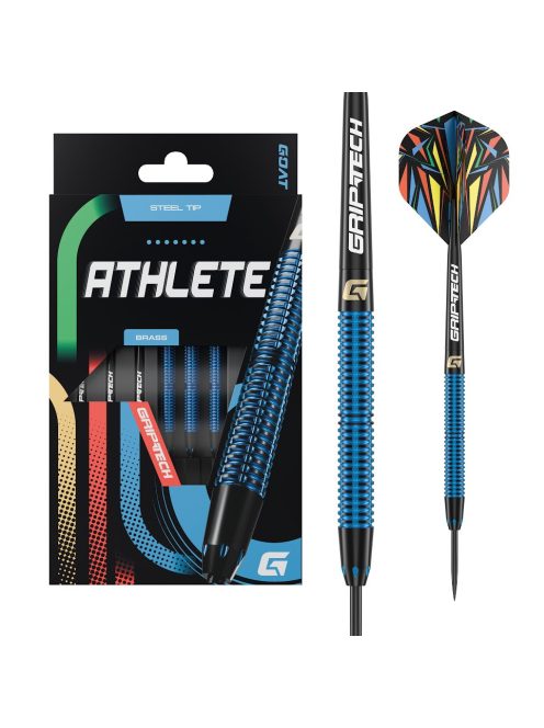 Darts szett GOAT Athlete Blue steel, réz, 12g