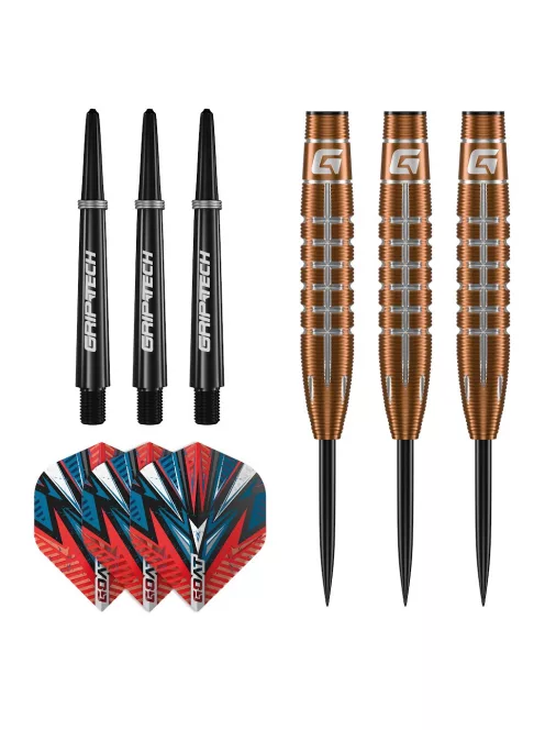 Darts szett GOAT Quarterback V2 steel 24g 95%
