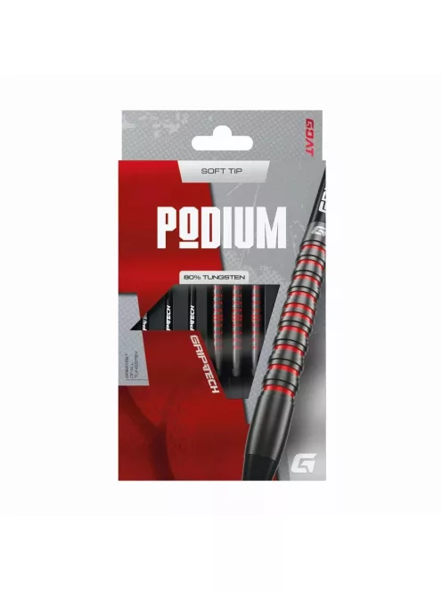 Darts szett soft GOAT Podium, 20g, 80%