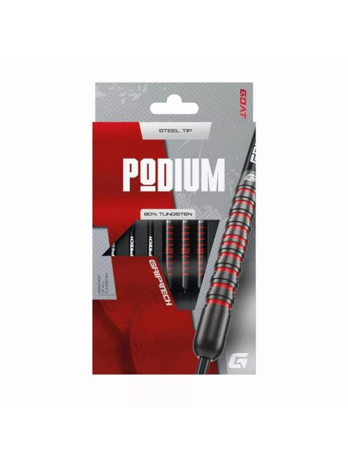 Darts szett steel GOAT Podium, 20g, 80%