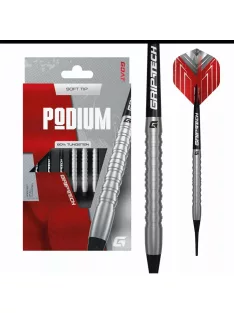 Darts szett soft GOAT Podium Silver, 18g, 80%