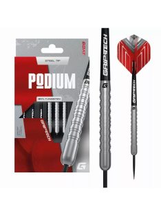 Darts szett steel GOAT Podium Silver, 24g, 80%