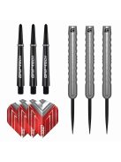 Darts szett steel GOAT Podium Silver, 24g, 80%