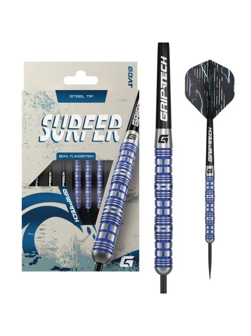 Darts szett steel GOAT Surf, 22g, 90%