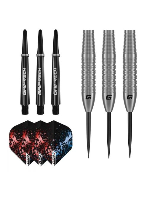 Darts szett steel GOAT Inspire 25g, 80%