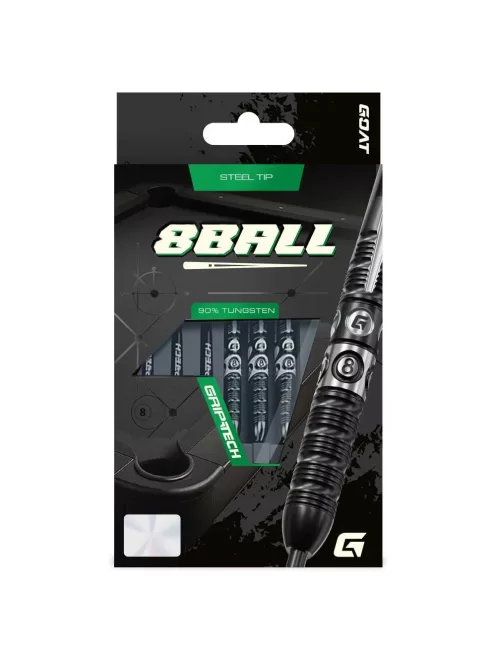 Darts szett steel GOAT 8-Ball, 24g, 90%