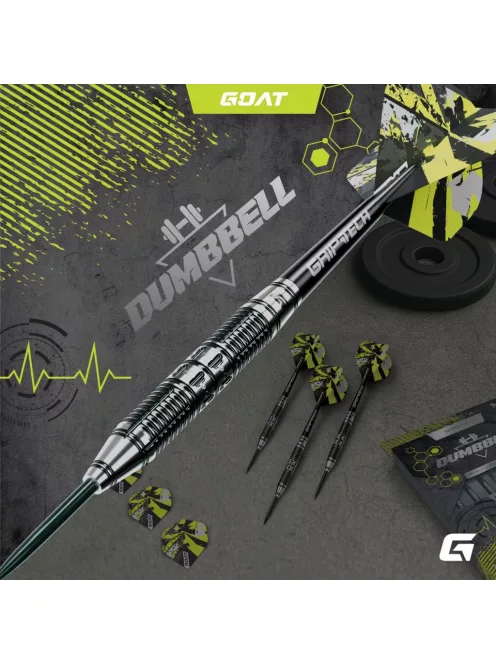 Darts szett steel GOAT Dumbbell, 30g, 90%