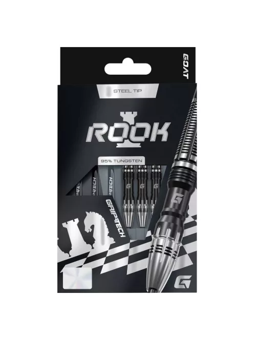 Darts szett steel GOAT Rook 22g, 95%
