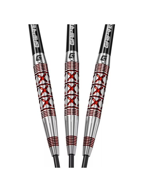 Darts szett steel GOAT Strikes 23,5g, 90% gravírozott