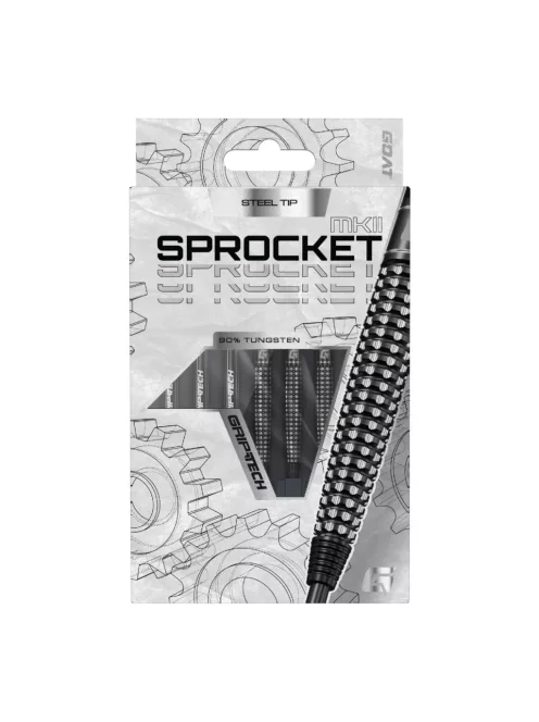Darts szett steel GOAT Sprocket Sprocket MKII Torpedo 23gr 90%