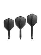 Darts toll és szár egyben GOAT XFLEX rövid, 19mm, fekete