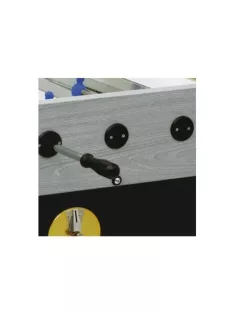   Garlando Foosball Table, Olympic Silver (with coin acceptor, LED light)