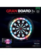 dartsgép elektromos online, Granboard3s Blue, verseny méretű szektorokkal 