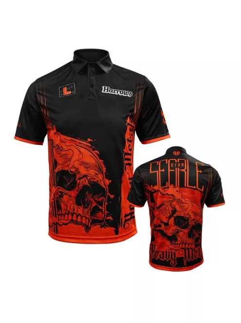 dart ing / mez Harrows Ryan Searle Heavy Metal 2026, S-5XL méretben