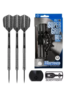 dart szett Harrows steel Supergrip 90% Quick Point, 21g