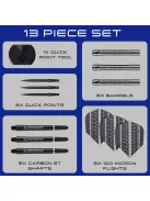 dart szett Harrows steel Supergrip 90% Quick Point, 30g