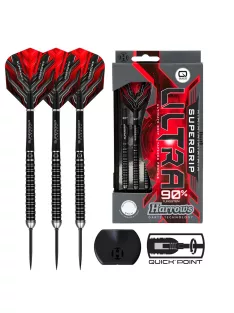 dart szett Harrows steel Supergrip Ultra 90% Quick Point 23g