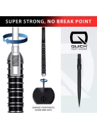 dart szett Harrows steel Supergrip 90 Black Edition Quick Point Steeldarts, 30g