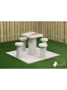   public HeBlad chess table ";C version"; with 4 chairs