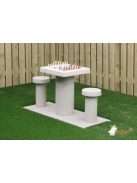 public HeBlad chess table ";version C"; with 2 chairs