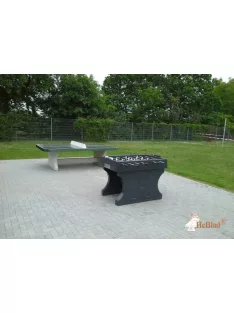   közterületi HeBlad csocsó asztal vandálbiztos (antracit színben), 1360 kg