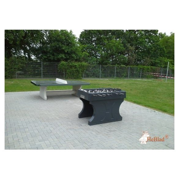 foosball table vandal resistant outdoor HeBlad (anthracite color)