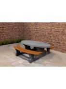 public HeBlad table with benches in many versions