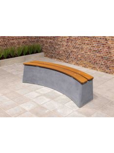   Közterületi Heblad ovális padok többféle színben Deluxe