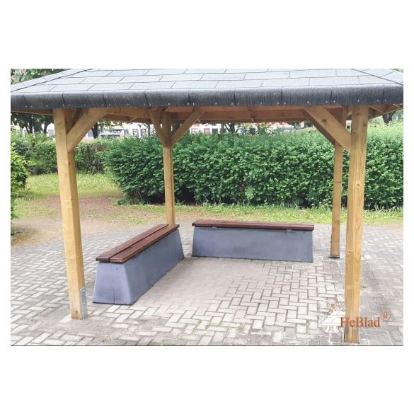 Public HeBlad benches in many variations