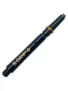 DART SHAFT HARROWS TWIST BLACK/GOLD, LONG