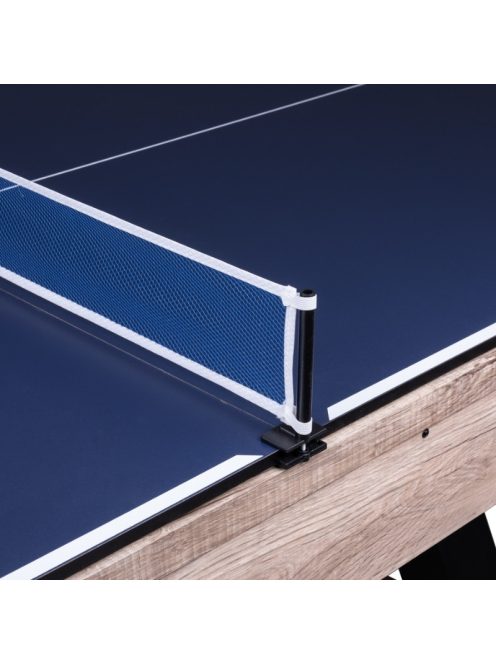 3 in 1 pool biliárdasztal inSPORTline Residento paddal (pool biliárd, étkező, ping pong asztal) sötét fa színben