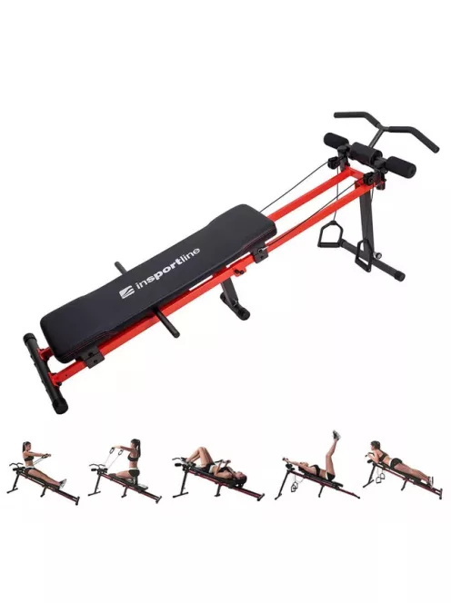 Teljes test erősítő edzőpad inSPORTline Omni-Fit - piros