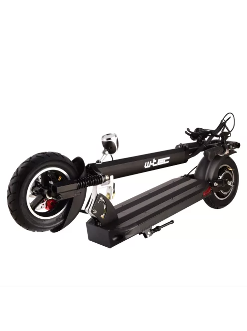 Elektromos roller W-TEC Tenmark III üléssel és táskával - fekete