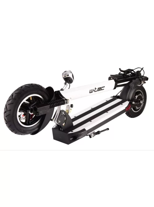 Elektromos roller W-TEC Tenmark III üléssel és táskával - fehér
