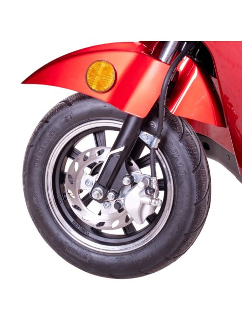 Kétszemélyes háromkerekű elektromos robogó inSPORTline Zorica Duo - barna