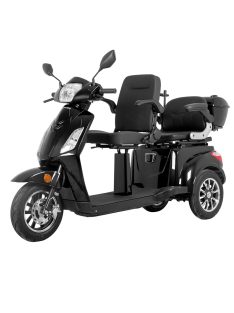   Kétszemélyes háromkerekű elektromos robogó inSPORTline Zorica Duo - fekete