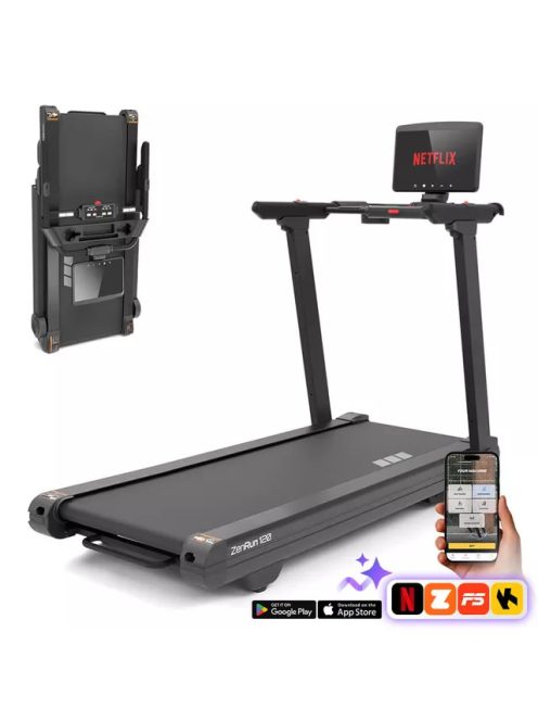 Futópad inSPORTline ZenRun 120, 4Le, 150kg teherbirás, laposra összehajtható