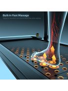 ZenRun NOON gyaloglópad, sétapad és masszázspad, 1-12km/ó, 100x40cm futófelület, 5% dőlésszög, 5 program, 120kg terhelhetőség, 25kg, távirányító