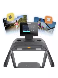   Futópad inSPORTline ZenRun 300, 15,6"-os TFT érintőképernyős kijelző, 22 km/h sebesség, Easy Fold rendszer, Silent Motion technológia